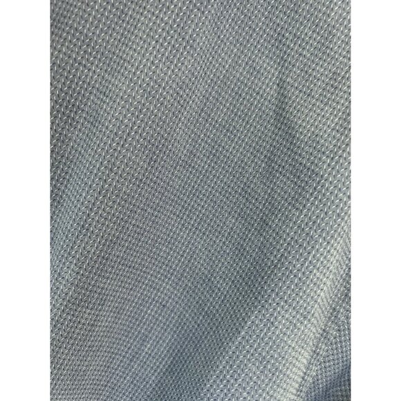 John Varvatos Shirt Button-Down Cotton Textured Gray Purple Long Sleeve Size 16 - Picture 8 of 9